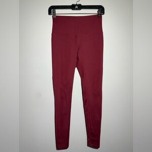 Zella Maroon Active Leggings